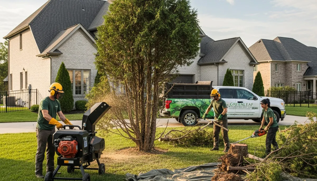 Professional shrub removal service in West Palm Beach FL clearing overgrown and unwanted bushes